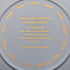 Wedgwood Jasperware plate commemorating the 250th anniversary of J. Wedgwood's birth, made in England, diameter 21cm.