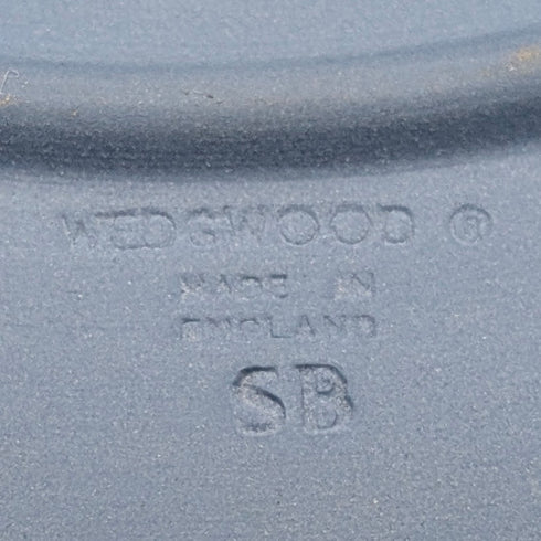 英国 ウェッジウッド ジャスパーウェア製 J.ウェッジウッド生誕250年記念プレート 直径21cm