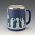 1917 Wedgwood/Elkington Jasperware Mug, Silver Plated, Royal Blue