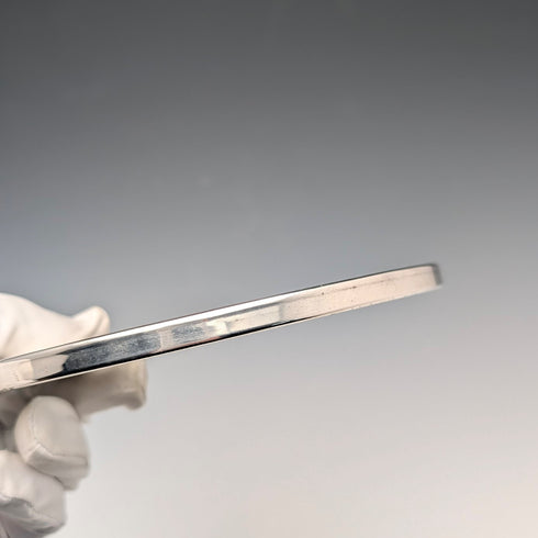 Vintage US Silver Overlay Coaster Dish, Webster