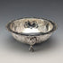 1891 British Antique Silverplate Footed Bowl, 13.5cm Diameter