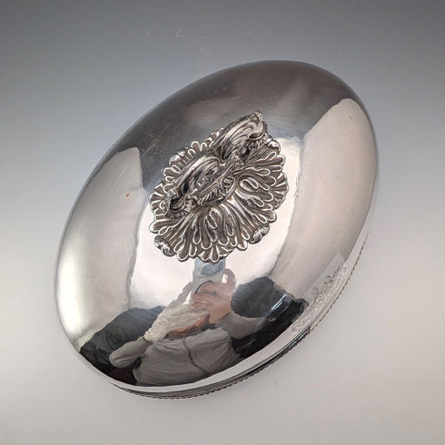 1810年頃 英国アンティーク オールドシェフィールドプレート製 クロッシュ