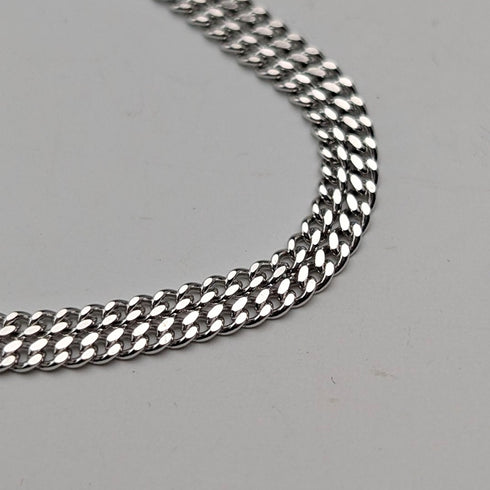 復古聖克里斯多福純銀獎章吊墜①,搭配純銀項鍊,總重7.4克