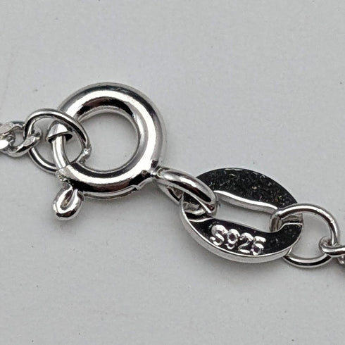 Vintage Saint Christopher Sterling Silver Medal Pendant ② with Sterling Silver Necklace, Total 5.6g