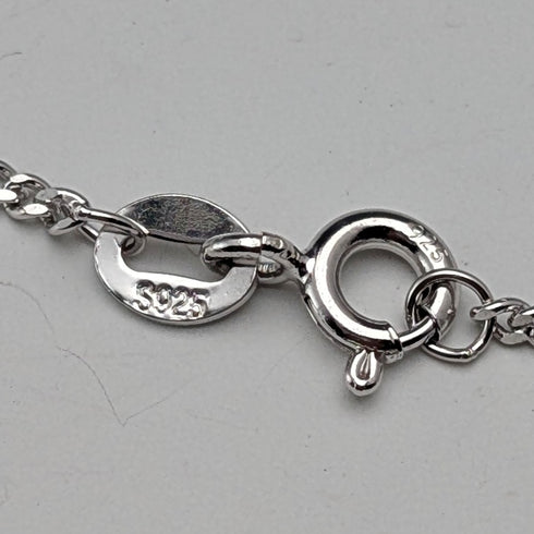 復古聖克里斯多福純銀獎章吊墜③,搭配純銀項鍊,總重7.8克