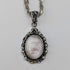 Vintage Mother-of-Pearl Pendant on Sterling Silver Base, with Sterling Silver Necklace, Total Weight 8.1g