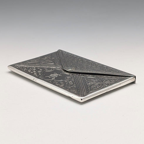 1905年英國古董純銀信封式卡片盒,52克,Adie & Lovekin