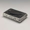1878 British Antique Sterling Silver Square Snuff Box 50g Hillard&Thomason