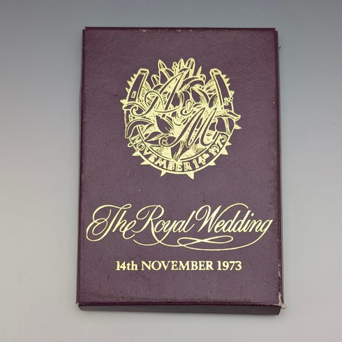 1973 Princess Anne's Wedding Commemorative Pure Silver Coin 6-Coin Set, Silver Weight 50g, Ppbjoy Mint ltd