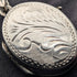 Vintage Sterling Silver Oval Locket Pendant with Sterling Silver Necklace, 5.4g Total