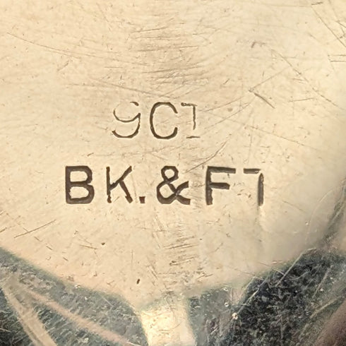 英国ヴィンテージ 9ctゴールド ハート型ロケットペンダント RGネックレス付き