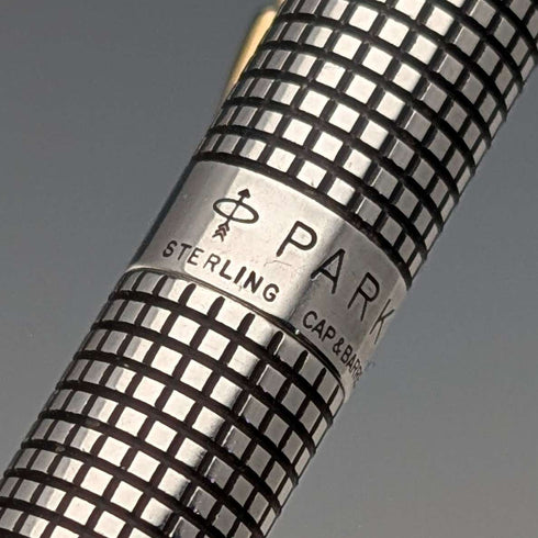 米国ヴィンテージ PARKER パーカー75 純銀製 シズレ シャープペンシル