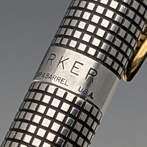 Vintage American Parker 75 Sterling Silver Sizzle Mechanical Pencil