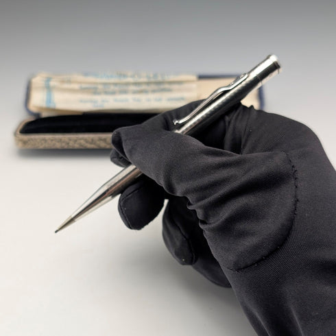 1947年 英国 ヤード・オ・レッド 純銀製 推進式ペンシル ケース入り