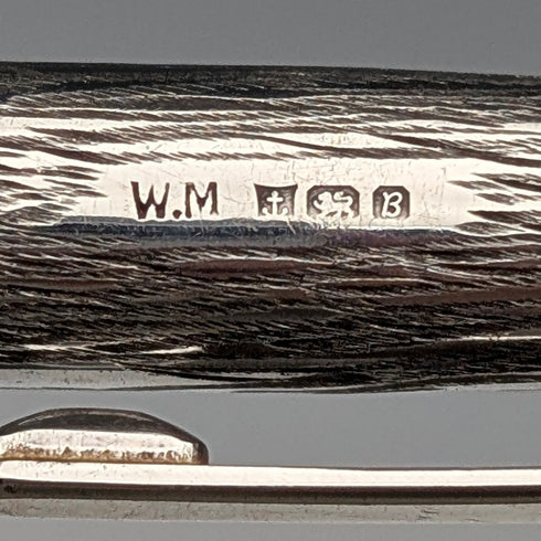 1976年 英国ヴィンテージ 純銀製 ボールペン William Manton ケース入り