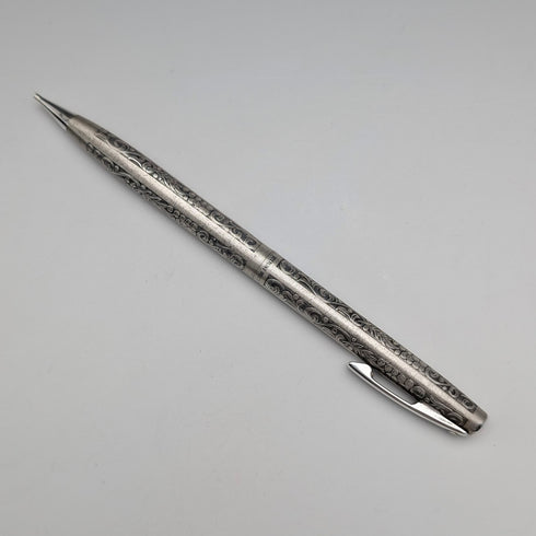 Vintage American Sheaffer Sterling Silver Mechanical Pencil with Case and Instructions