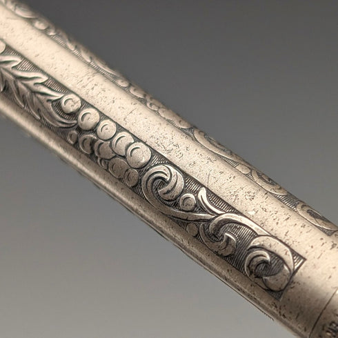 Vintage American Sheaffer Sterling Silver Mechanical Pencil with Case and Instructions