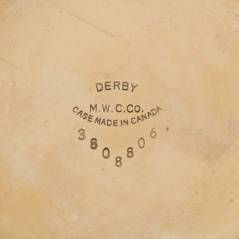 1919年 米国ウォルサム Traveler 金張りケース 懐中時計 機械式時計 動作良好