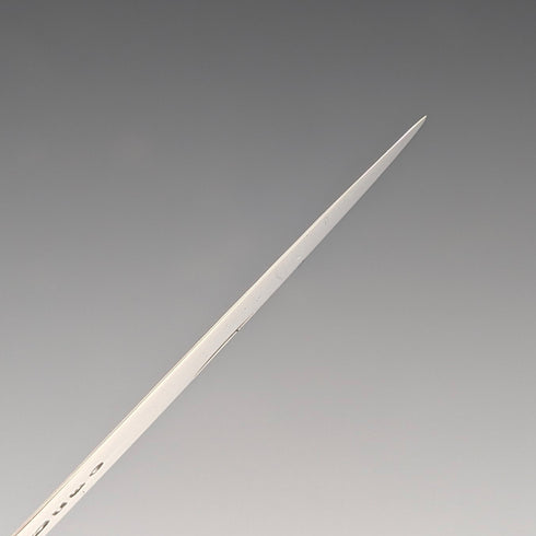 1833年 英国アンティーク 白蝶貝ハンドル 純銀ブレード ペンナイフ Nathaniel Creswick ケース入り