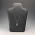 British vintage sterling silver butterfly wing pendant with sterling silver necklace (3)