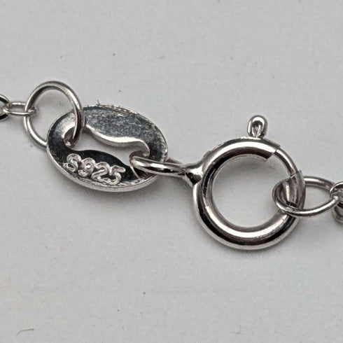 Vintage sterling silver butterfly wing pendant with sterling silver necklace (4)