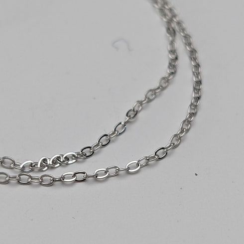 ヴィンテージ 純銀台座 バタフライウイングペンダント 純銀ネックレス付 ⑤