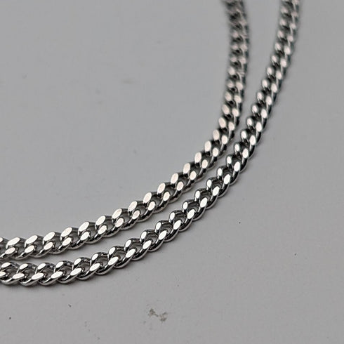 英国ヴィンテージ 純銀製 聖クリストファー メダイペンダント 純銀ネックレス付 計10.3g