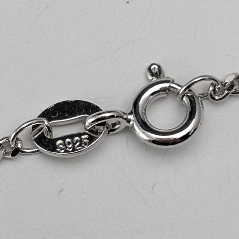 ヴィンテージ ピーナッツ(中に猿) 純銀製ペンダント 純銀ネックレス付 計7.8g