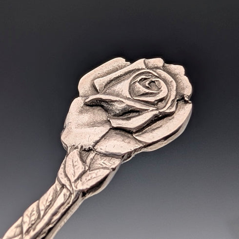 20世紀前半 オランダ製 コンチネンタルシルバー製 コーヒースプーン6本 計62g