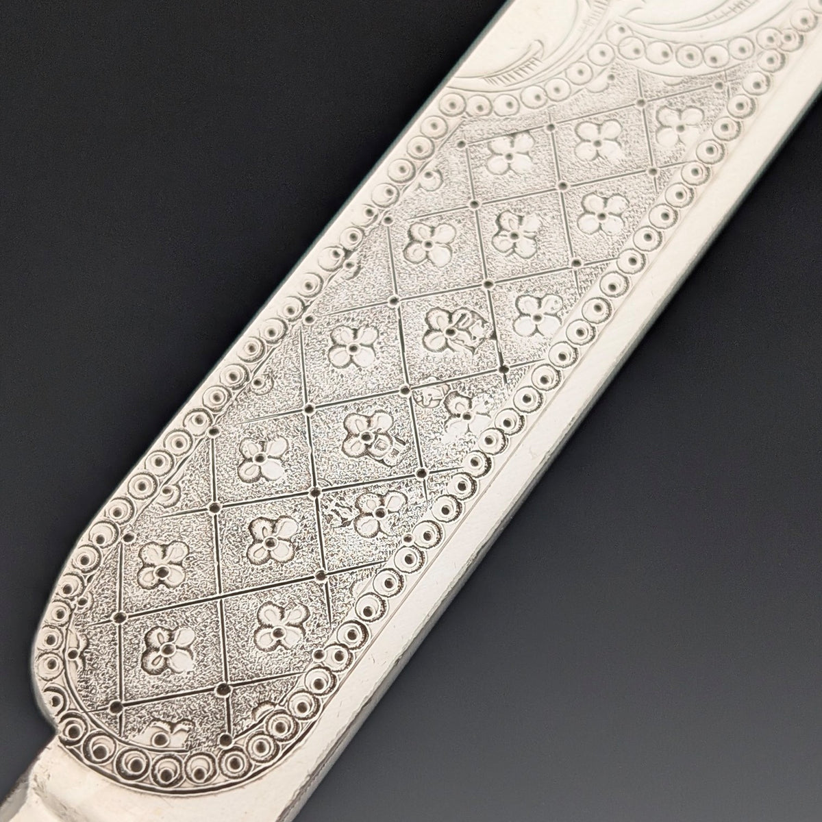 1867年頃 英国アンティーク 純銀製ハンドル カトラリー6ペア