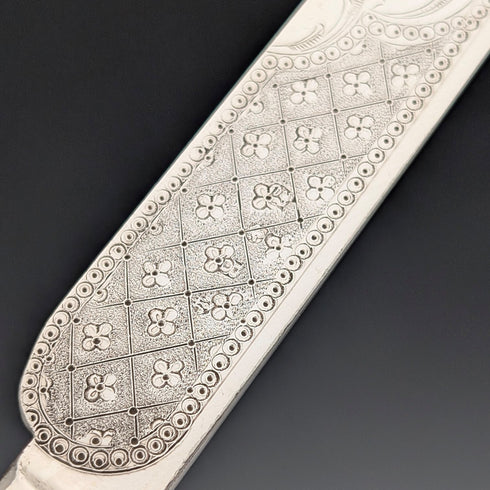 1867年頃 英国アンティーク 純銀製ハンドル カトラリー6ペア Roberts&Belk