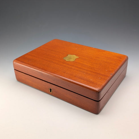 英国アンティーク 白蝶貝ハンドル デザートカトラリー 6ペア 木箱入り JOHN ROUND&SON