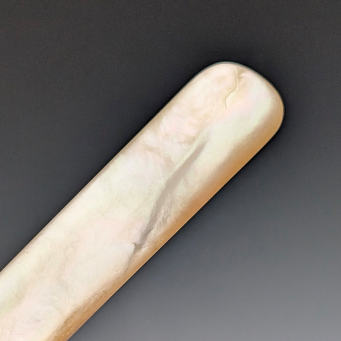 英国アンティーク 白蝶貝ハンドル デザートカトラリー 6ペア 木箱入り JOHN ROUND&SON