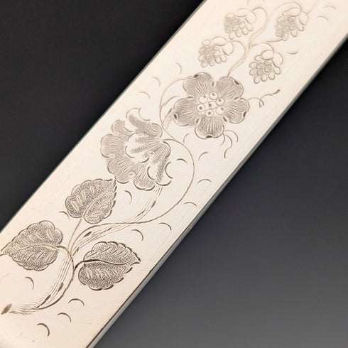 英国アンティーク 白蝶貝ハンドル デザートカトラリー 12ペア 木箱入り JOHN NOWILL&SON