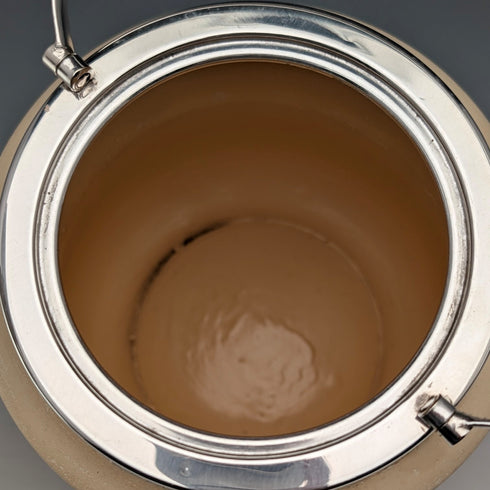 英国ヴィンテージ ジャポニズムスタイル 陶器製 クッキージャー