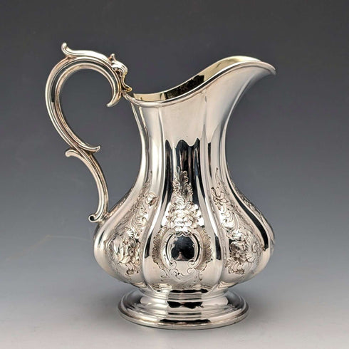 1857年 英国アンティーク シルバープレート製 ティー/コーヒーセット Elkington