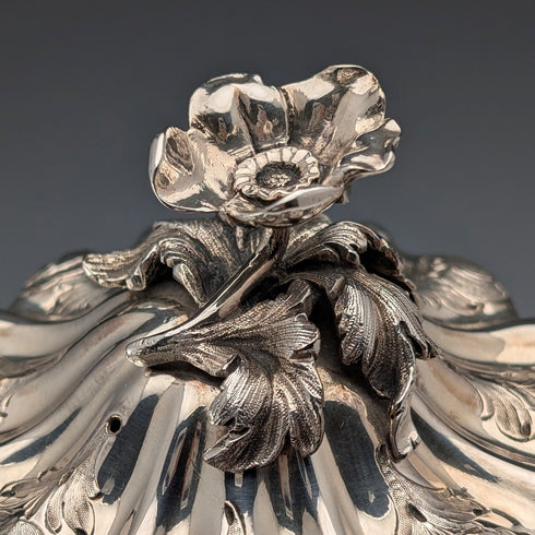 1857年 英国アンティーク シルバープレート製 ティー/コーヒーセット Elkington