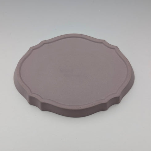 Vintage British Wedgwood Jasperware Oval Dish in Lilac