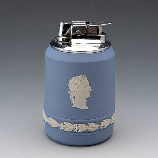 Vintage British Wedgwood Jasperware Ronson Gas Lighter