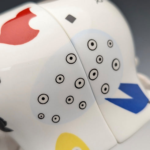 フレンチヴィンテージ アニマルパーク 陶器製 猫型調味料入れ Villeroy&Boch