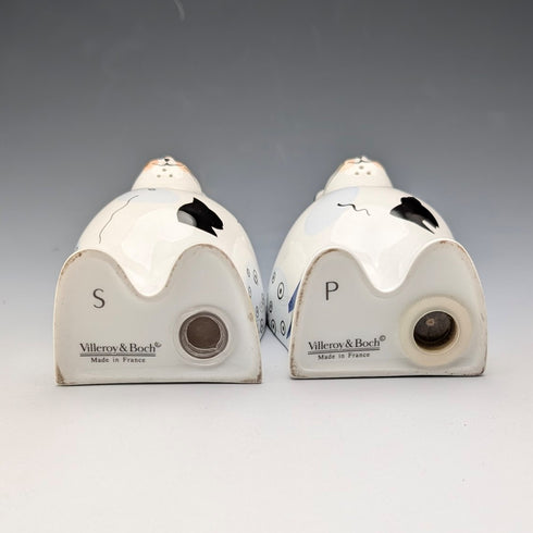 フレンチヴィンテージ アニマルパーク 陶器製 猫型調味料入れ Villeroy&Boch