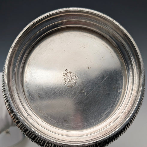 1892年 英国アンティーク シルバープレート製 ビスケットバレル James Dixon&Sons