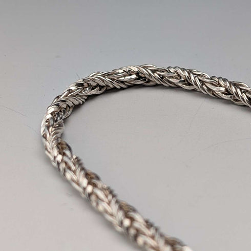 1974年 純銀製 ロングツイストチェーン ネックレス 113cm 62g Georg Jensen