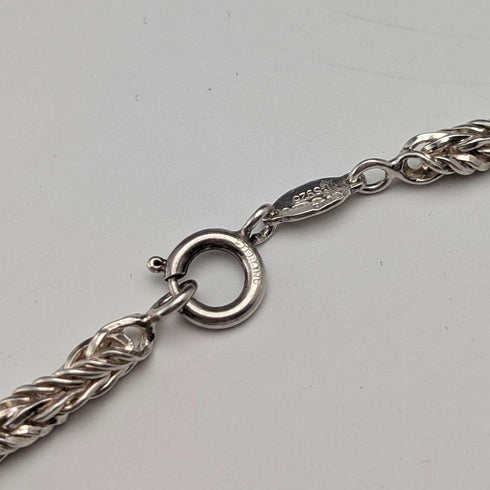 1974年 純銀製 ロングツイストチェーン ネックレス 113cm 62g Georg Jensen