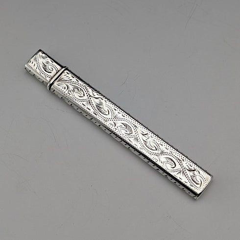 1902年 英国アンティーク 純銀製 ペンシルホルダ James Fenton