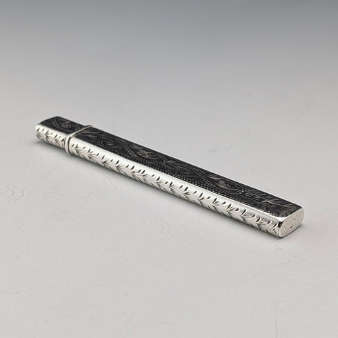 1902年 英国アンティーク 純銀製 ペンシルホルダ James Fenton