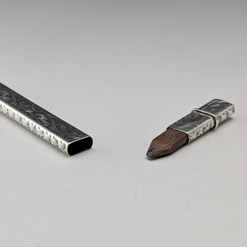 1902年 英国アンティーク 純銀製 ペンシルホルダ James Fenton