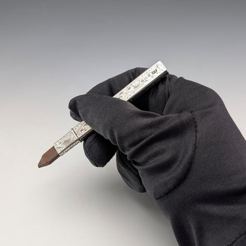 1902年 英国アンティーク 純銀製 ペンシルホルダ James Fenton