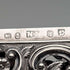 1837 British Antique Sterling Silver Openwork Floral Decor Card Case, 80g, Nathaniel Mills