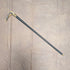 Vintage Black Shaft Antler L-Handle Walking Stick, 72cm, ASHBEY
